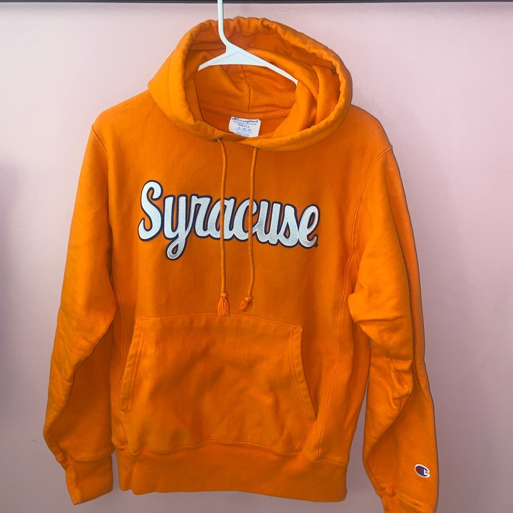 Syracuse Champion Reverse Weave Hoodie